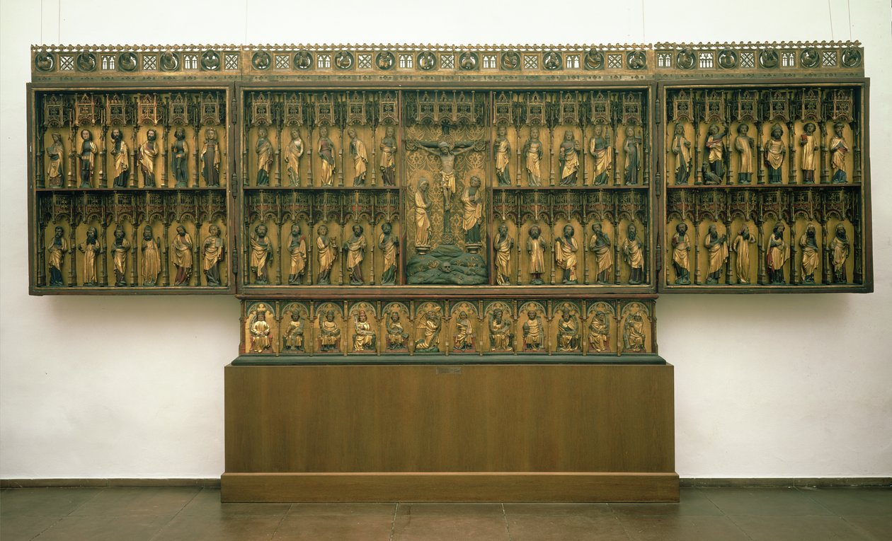 Högaltaret i Peterskyrkan i Hamburg, Grabower-altaret, 1383 (tempera på panel) av Master Bertram of Minden