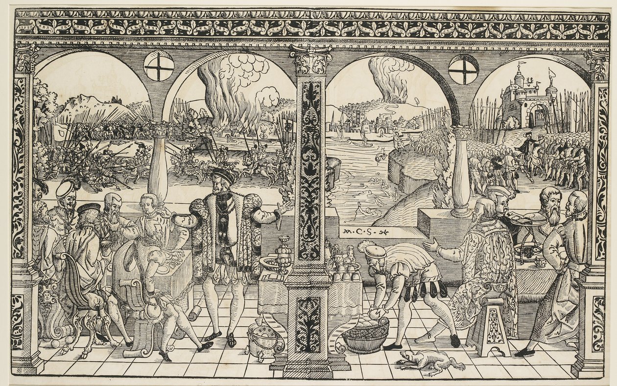 Kurfurst Friedrich I Palatins historia av Master C. S.