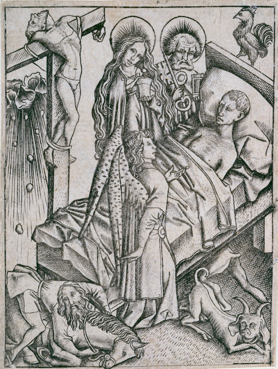 Tröst genom förtroende, c1460-talet. av Master ES