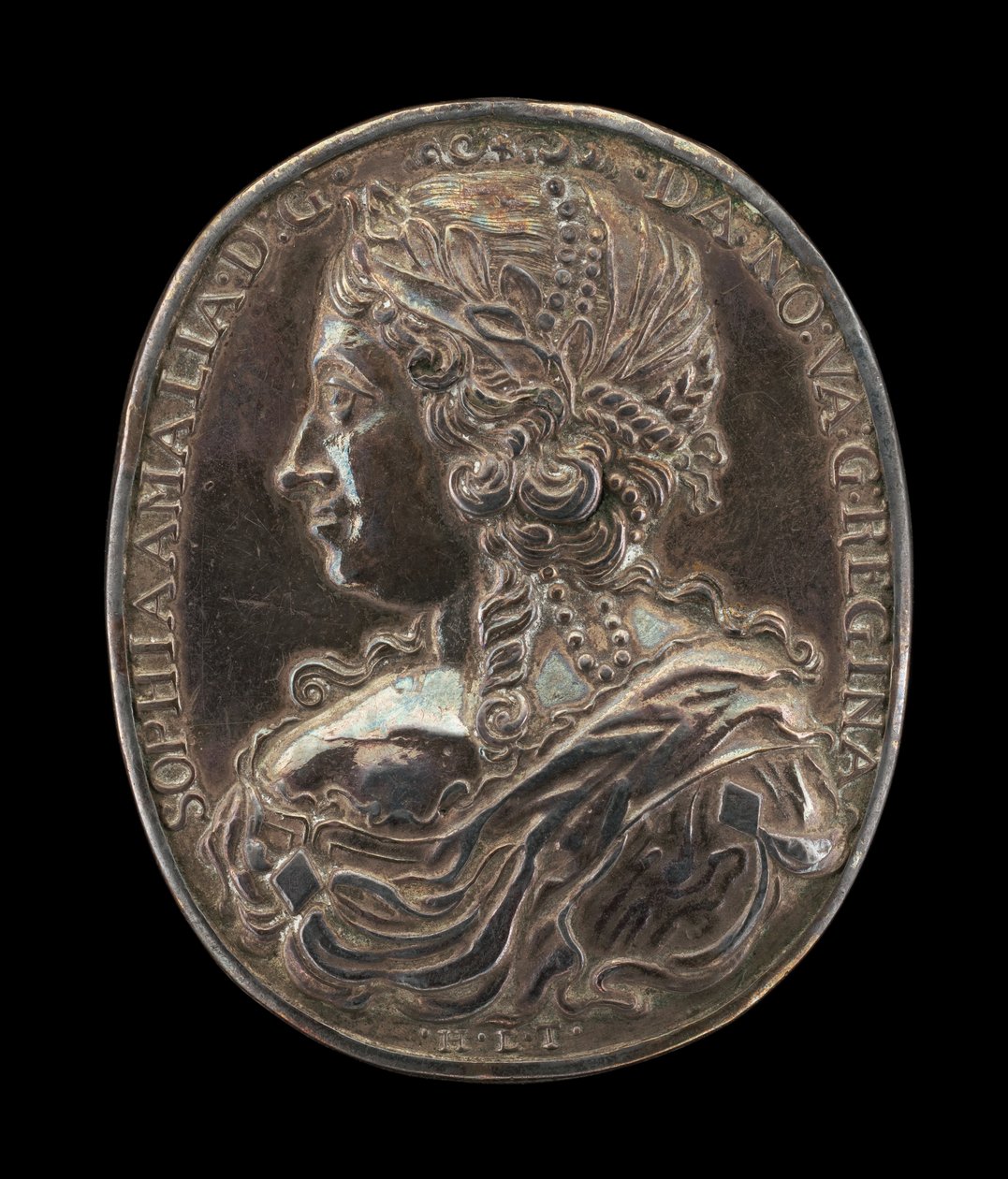 Sophia Amelia, 1628-1685, fru till Fredrik III 1643 [omvänd], ca. 1648. av Master H.L.T.