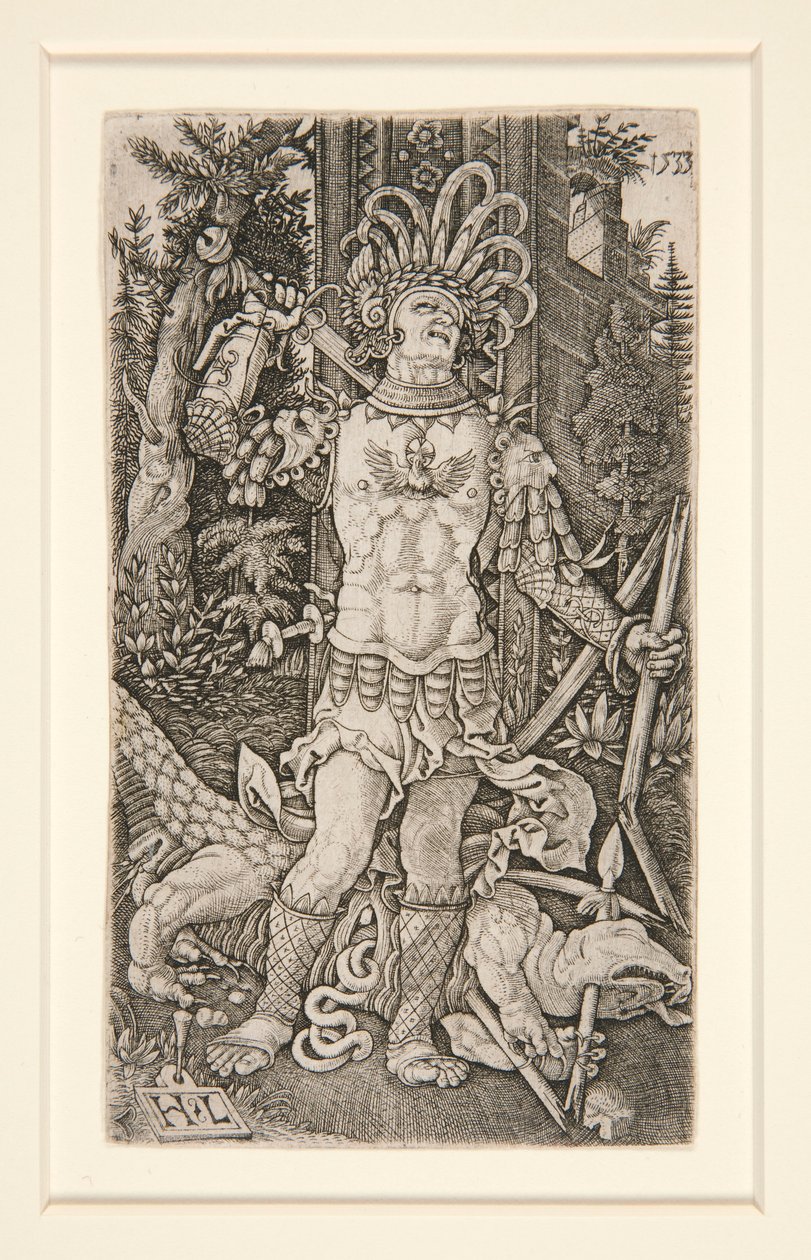 St George dödar draken av Master H. L.