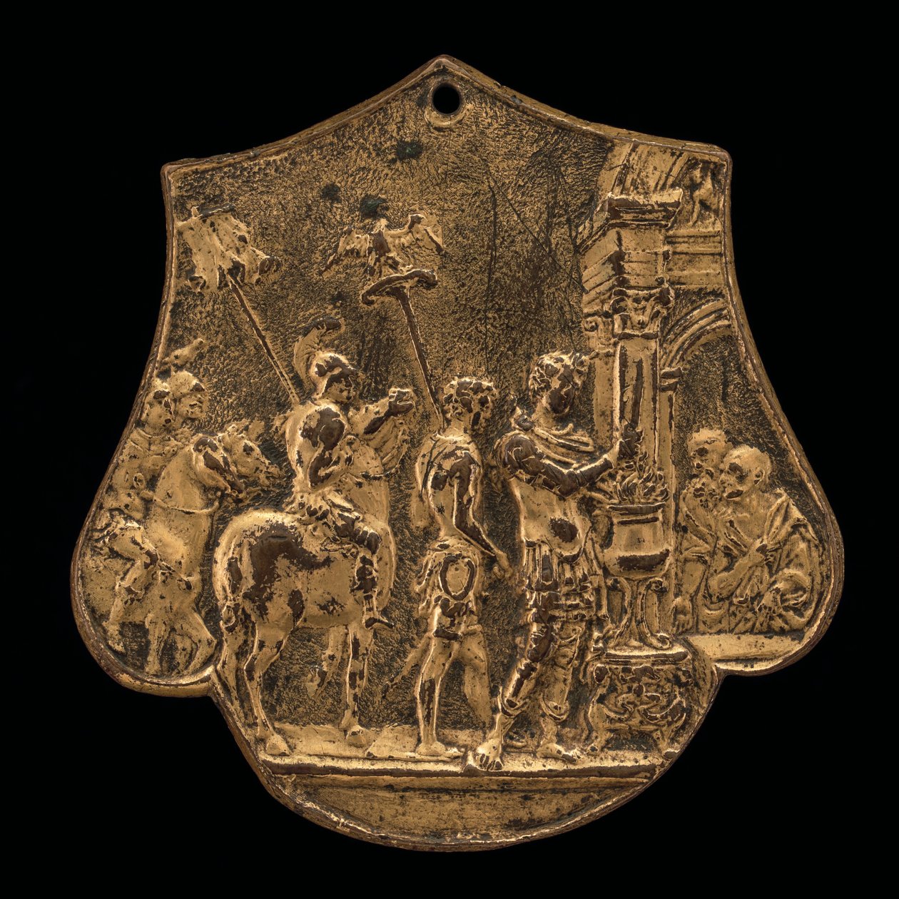 Mucius Scaevola, andra hälften av 1400-talet. av Master IO.FF.