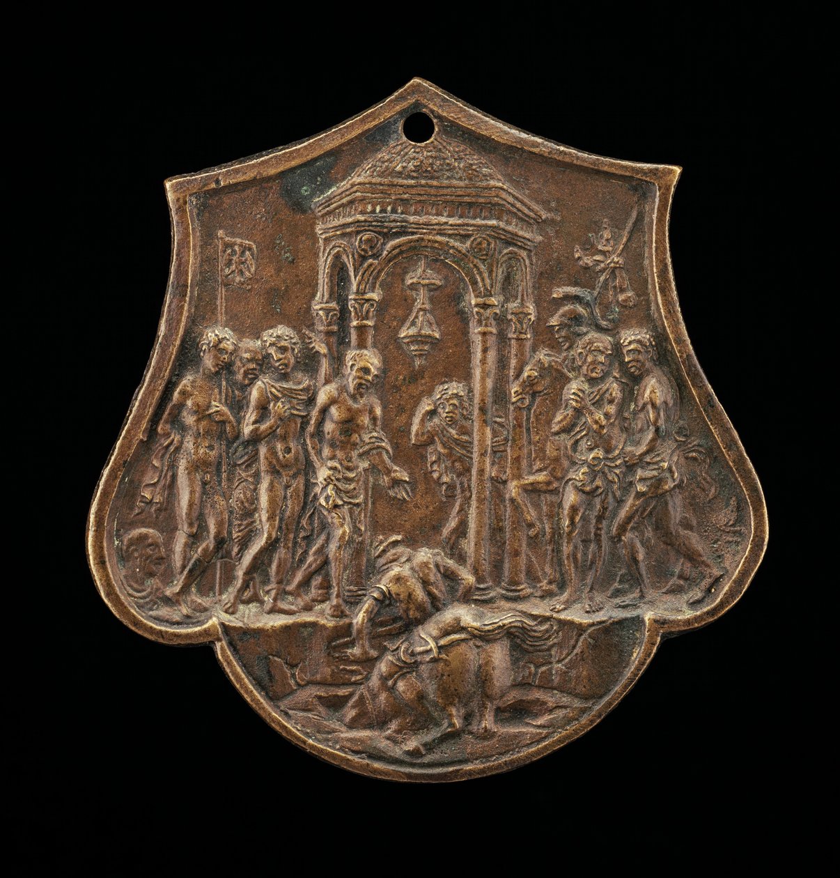 Marcus Curtius död, andra hälften av 1400-talet. av Master IO.FF.