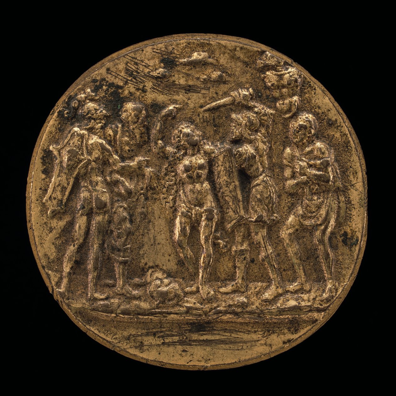 The Sacrifice of Iphigenia, andra hälften av 1400-talet. av Master IO.FF.