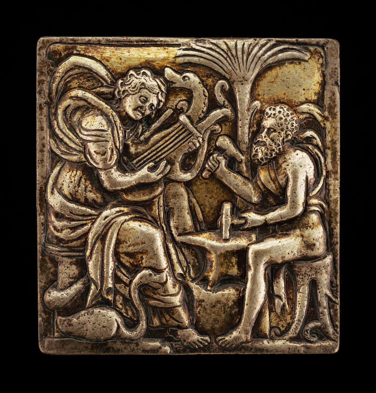 Apollo och Vulcanus, 1500-talet. av Master I.S.A.