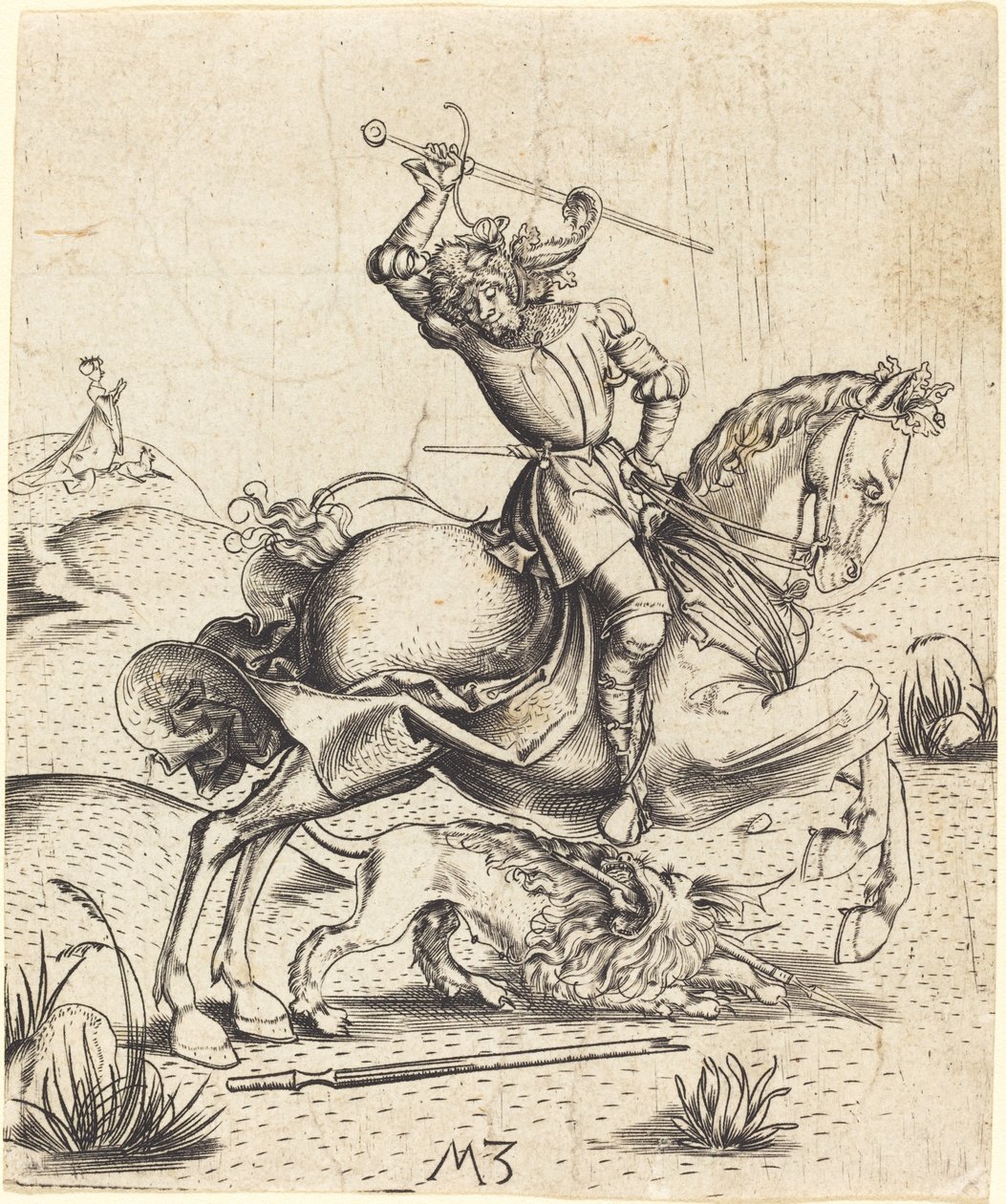 Sankt Georg och draken av Master MZ