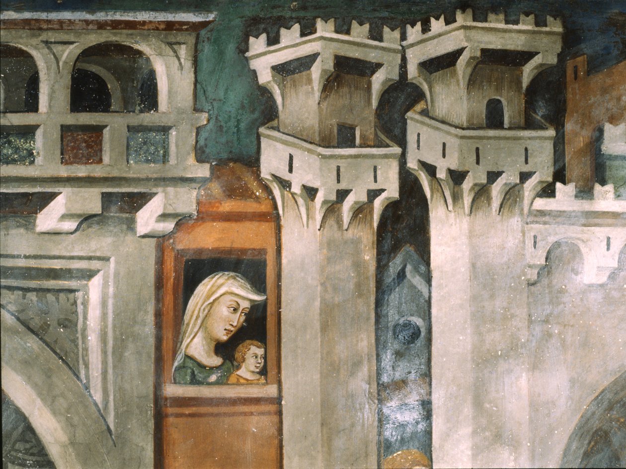 Inträde i Jerusalem av Master Trecentesco of Sacro Speco School