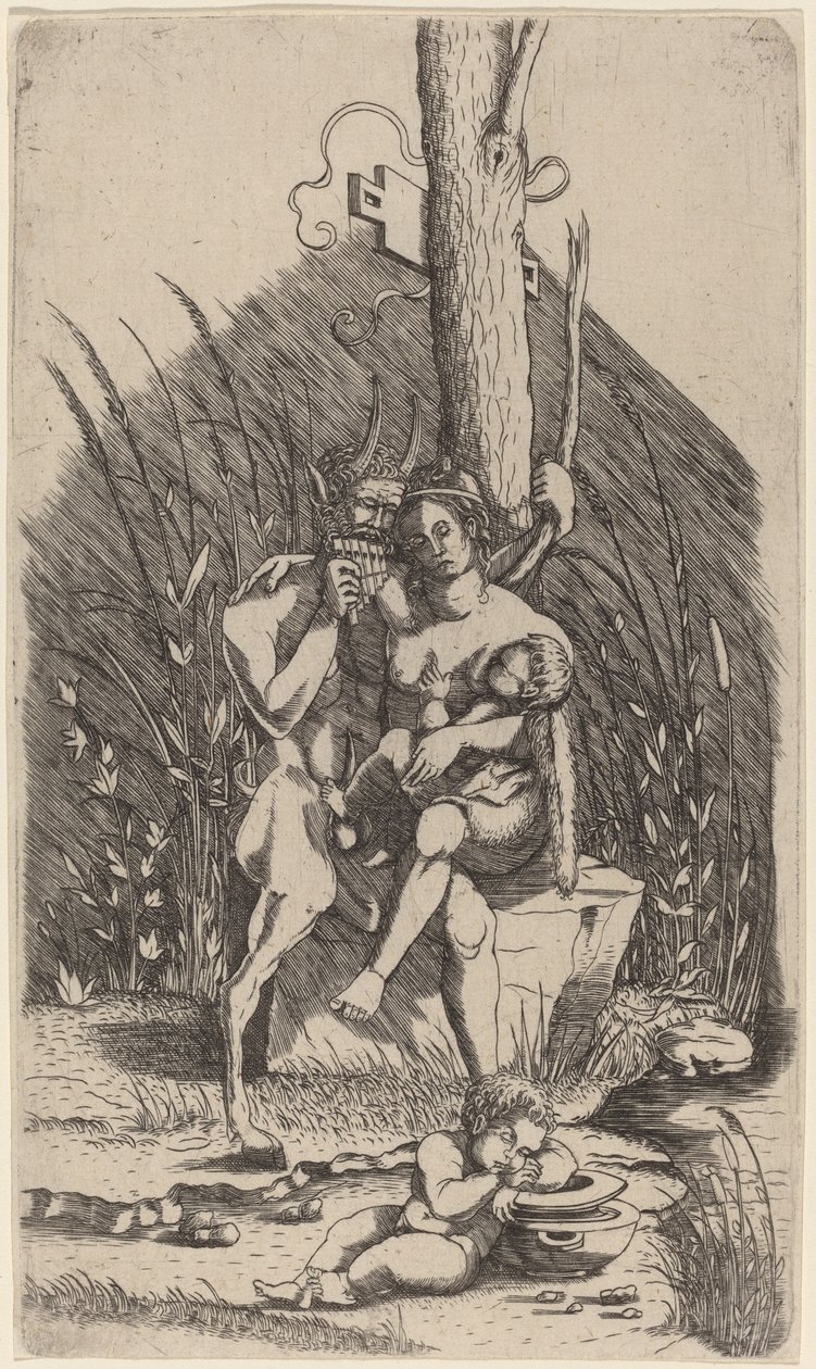 Satyrs familj av Master of 1515