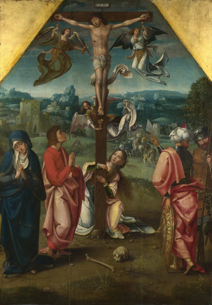 Korsfästelsen, ca 1518 av Master of 1518