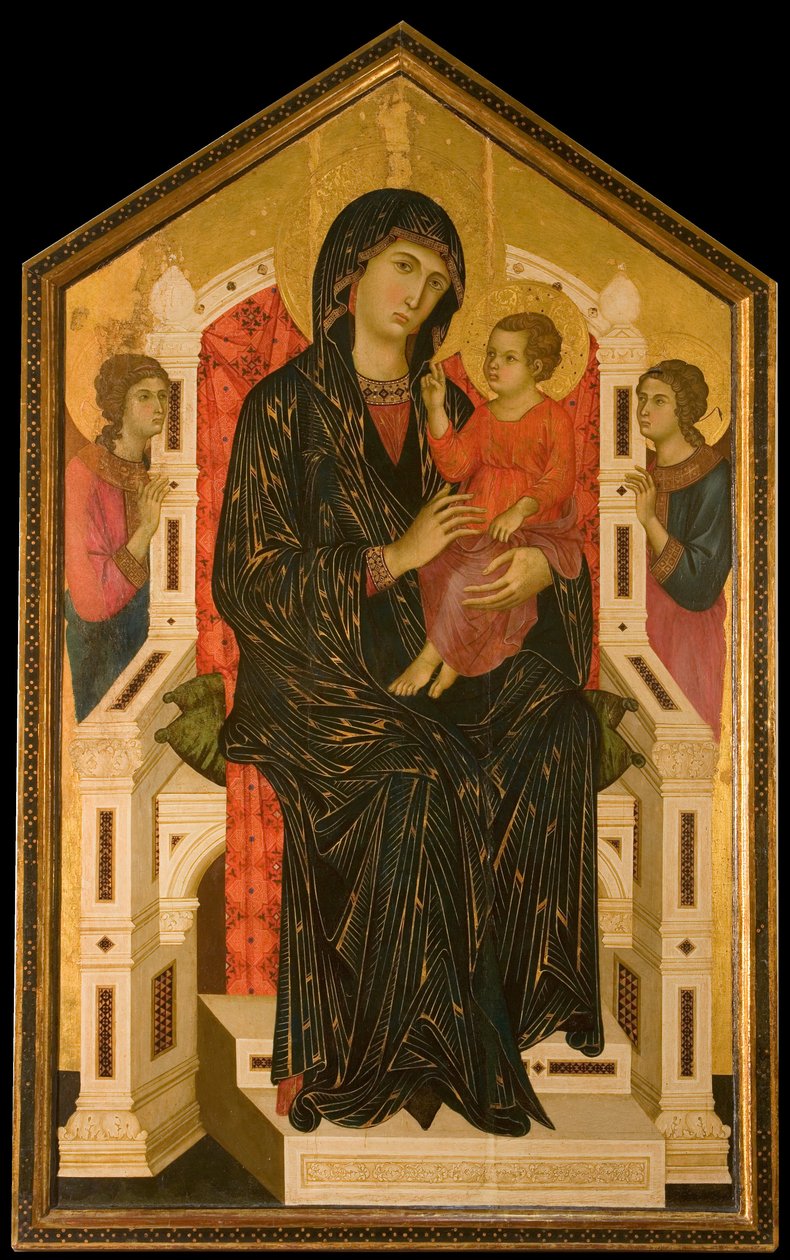Maestà, andra hälften av 1200-talet av Master of Badia a Isola