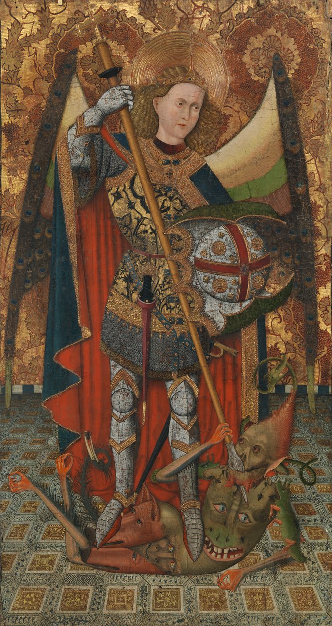 Sankt Mikael, 1450-1500. av Master of Belmonte