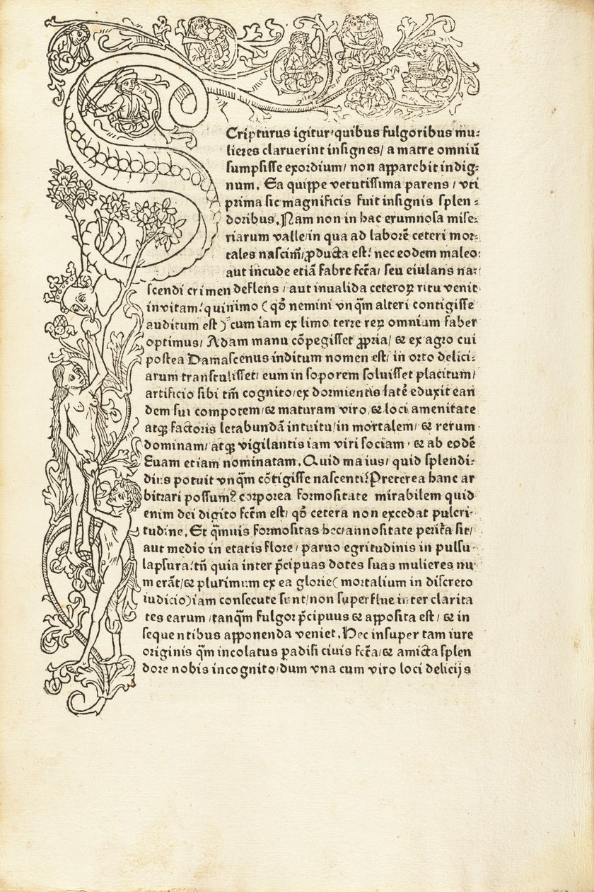 Angående kända kvinnor av Master of Boccaccio, Giovanni Boccaccio