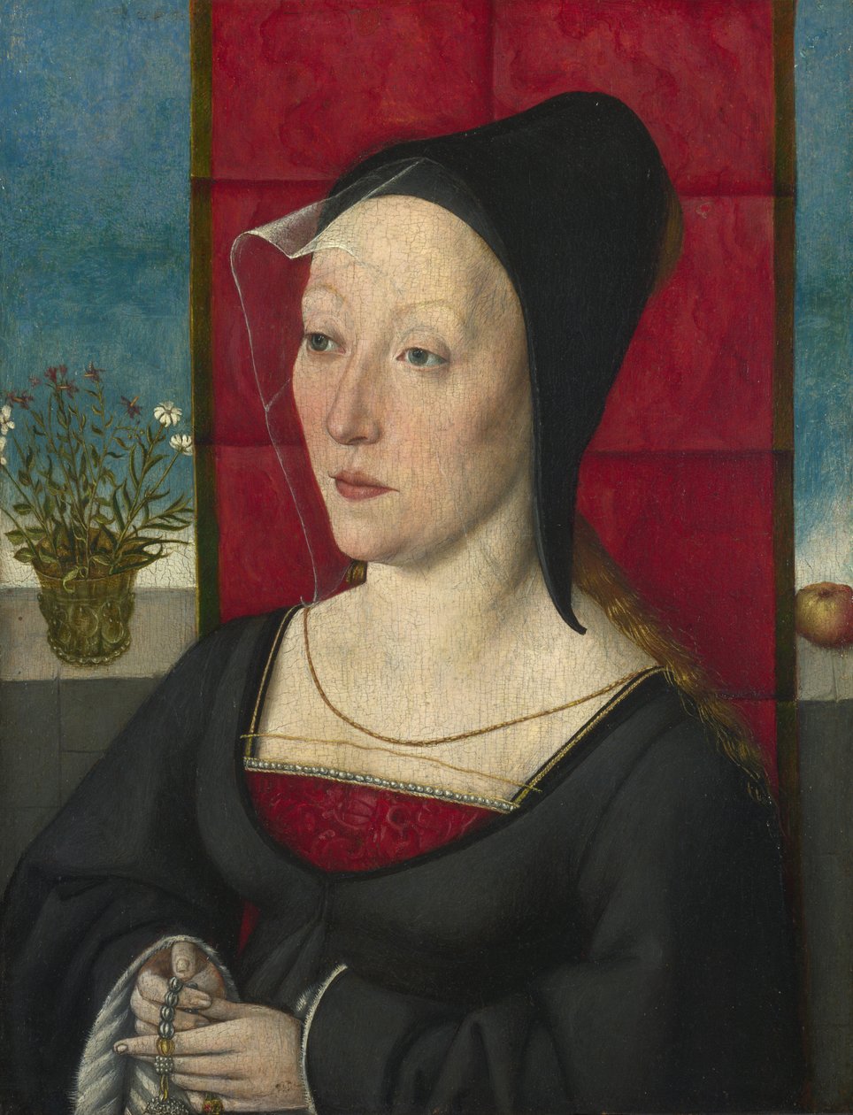 Porträtt av en kvinna, ca. 1495 av Master of Cologne