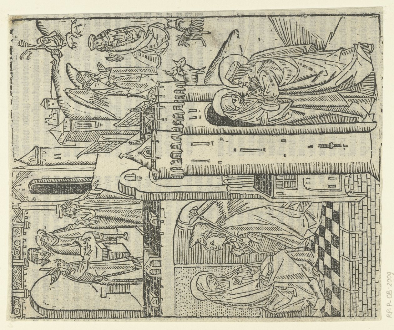 Annas och Joachims historia av Master of Delft (attributed to)