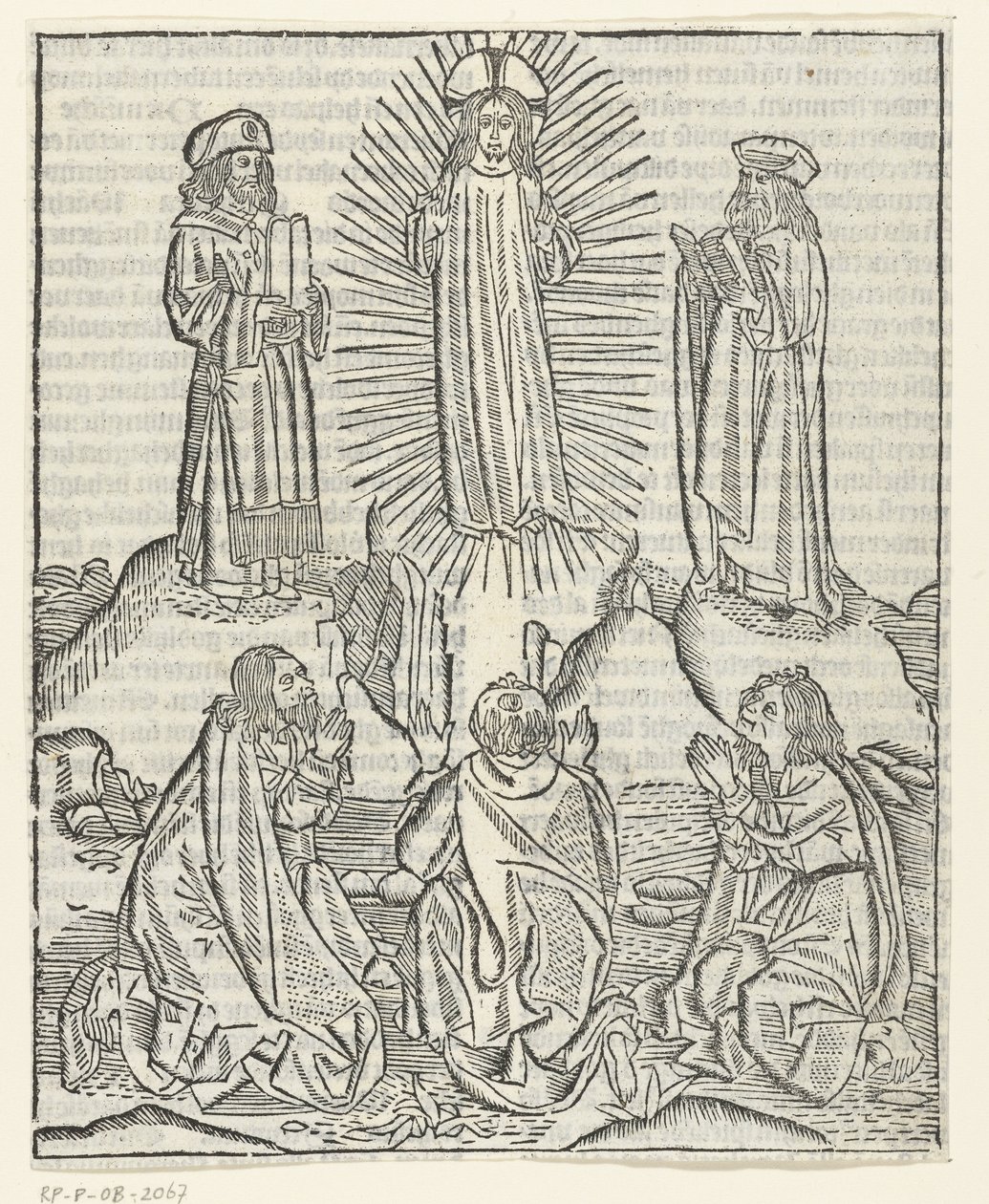 Kristi förvandling av Master of Delft (attributed to)