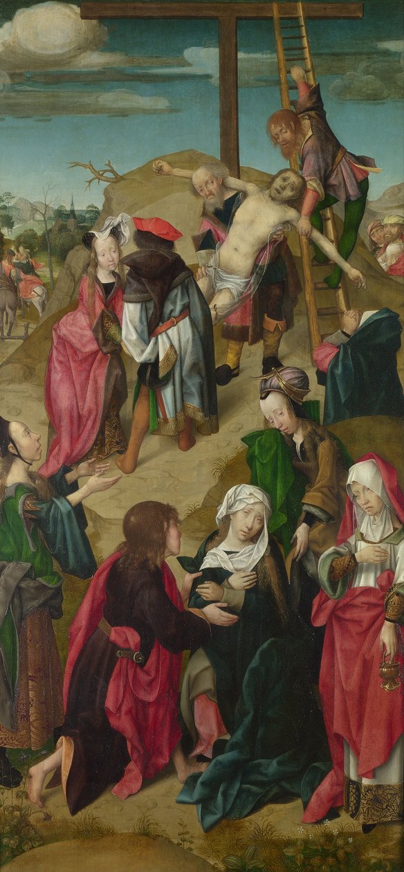 The Deposition Triptych: Scenes from the Passion of Christ, högra panelen, ca. 1510 av Master of Delft