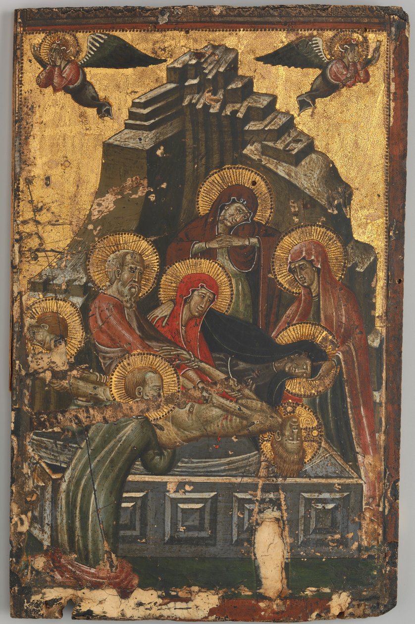 Gravläggningen, första hälften av 1300-talet. av Master of Forli