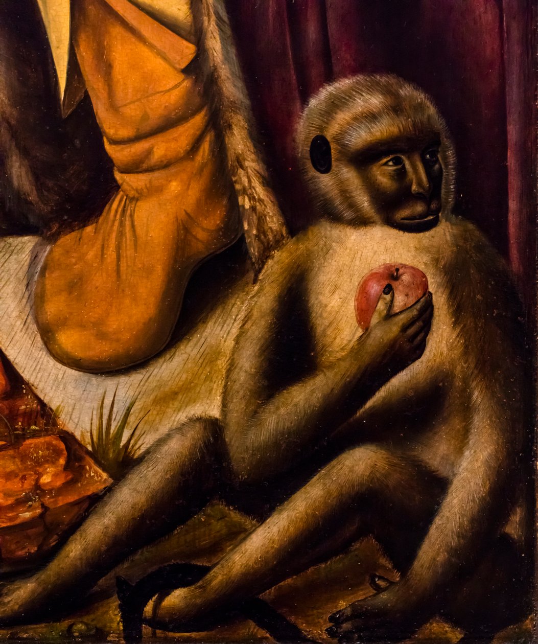 Magikernas tillbedjan, ca 1510 (Tempera och olja på trä (ek)) av Master of Frankfurt