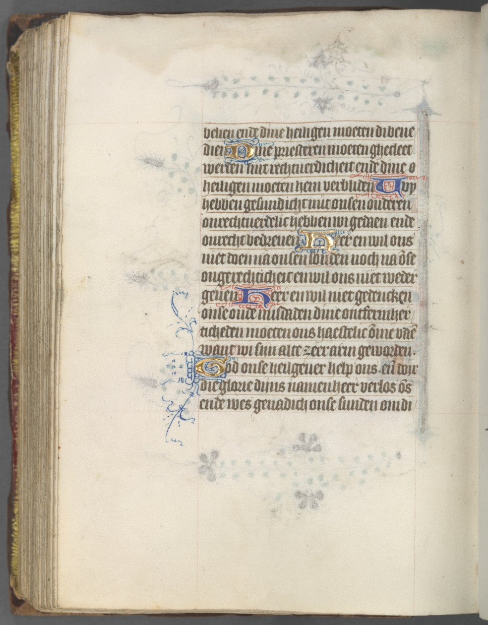 Timbok (Utrecht-bruk): fol. 174v, Text av Master of Gijsbrecht van Brederode
