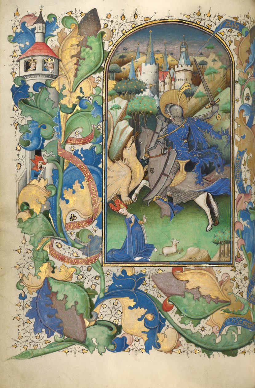 Sankt Göran och draken av Master of Guillebert de Mets
