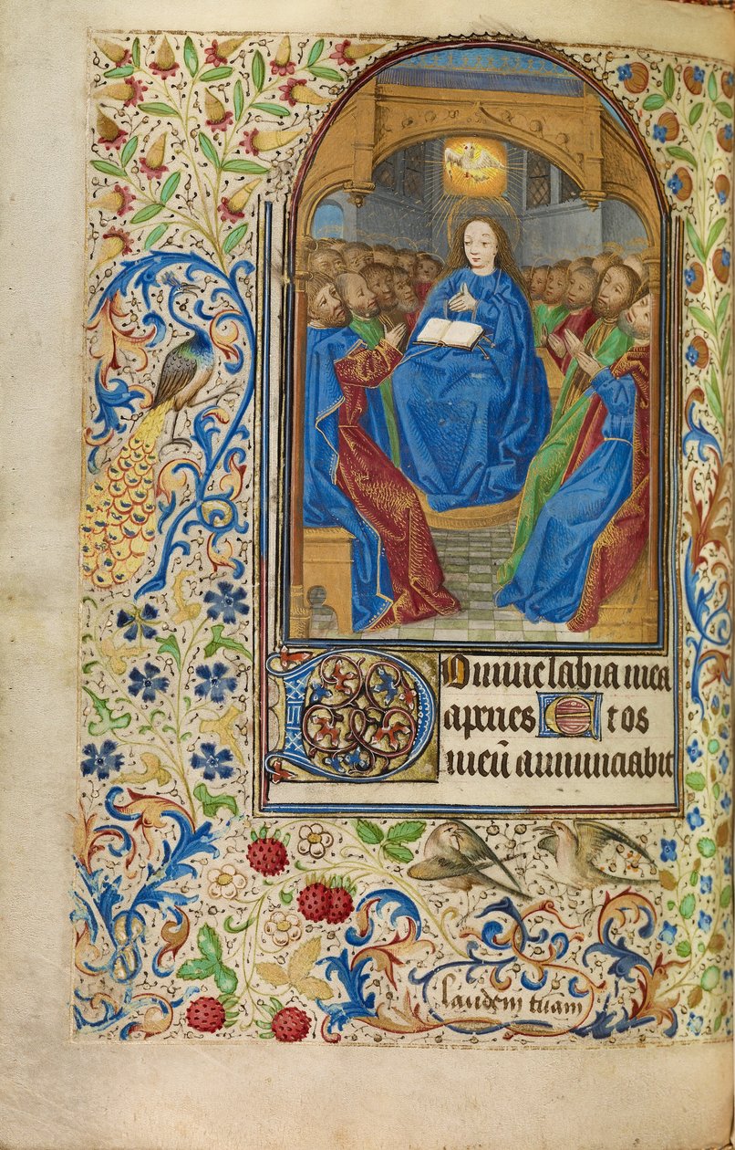 Pingst av Master of Jacques of Luxembourg