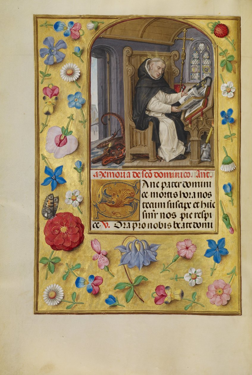 Saint Dominic av Master of James IV of Scotland