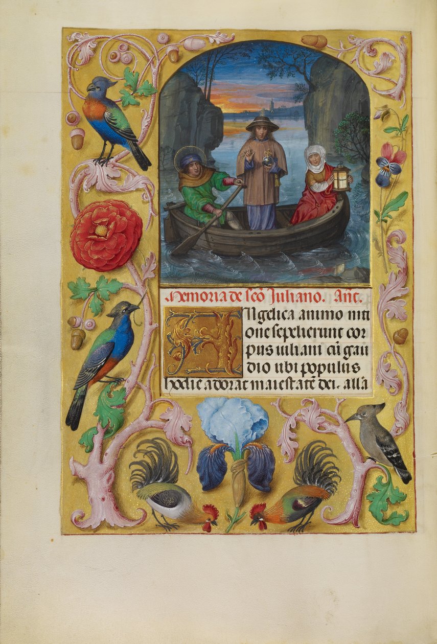 Sankt Julianus och hans hustru av Master of James IV of Scotland