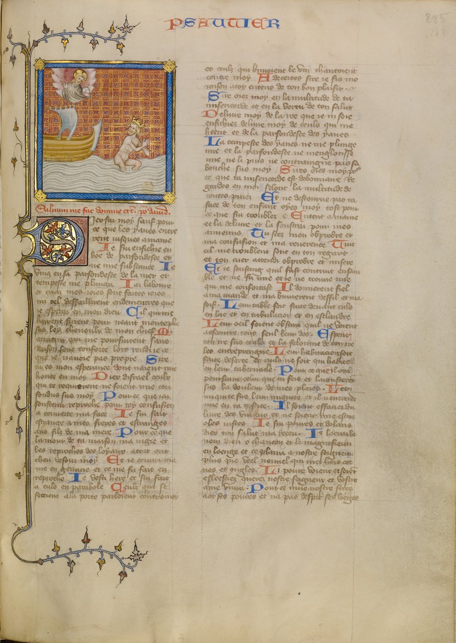 David i vattnet av Master of Jean de Mandeville