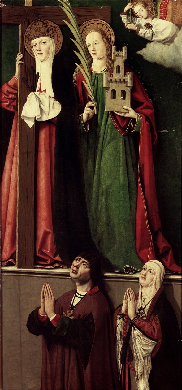 Katolska monarker med Saints Helena och Barbara av Master of Manzanillo