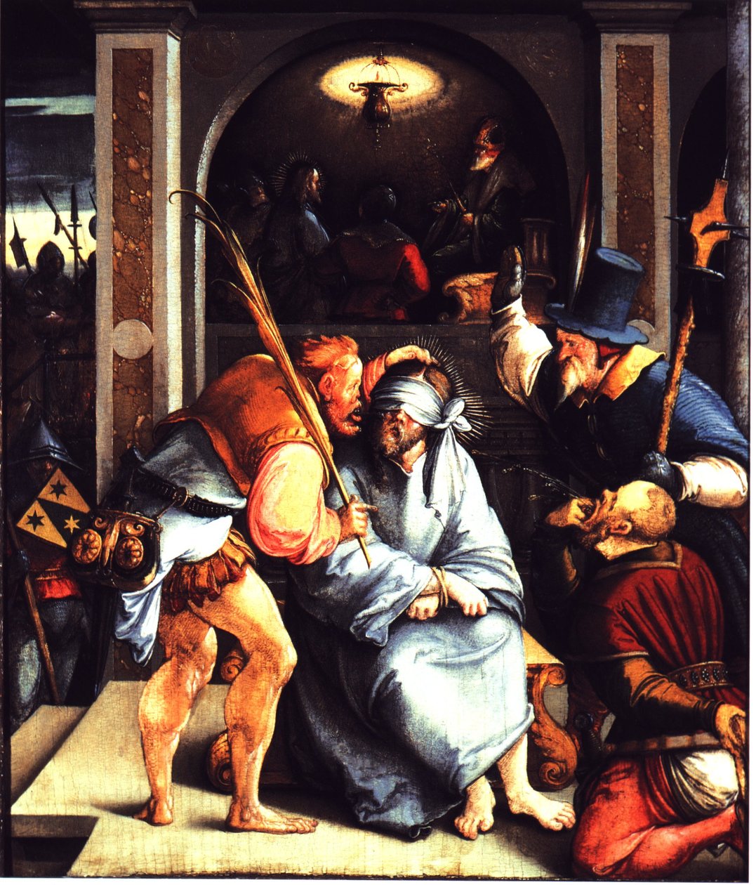 Förlöjligande av Kristus. av Master of Messkirch