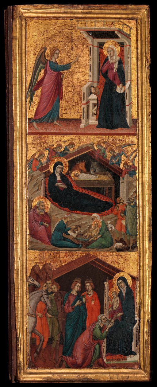 Helgon och scener ur Jungfruns liv, ca. 1320. av Master of Monte Oliveto