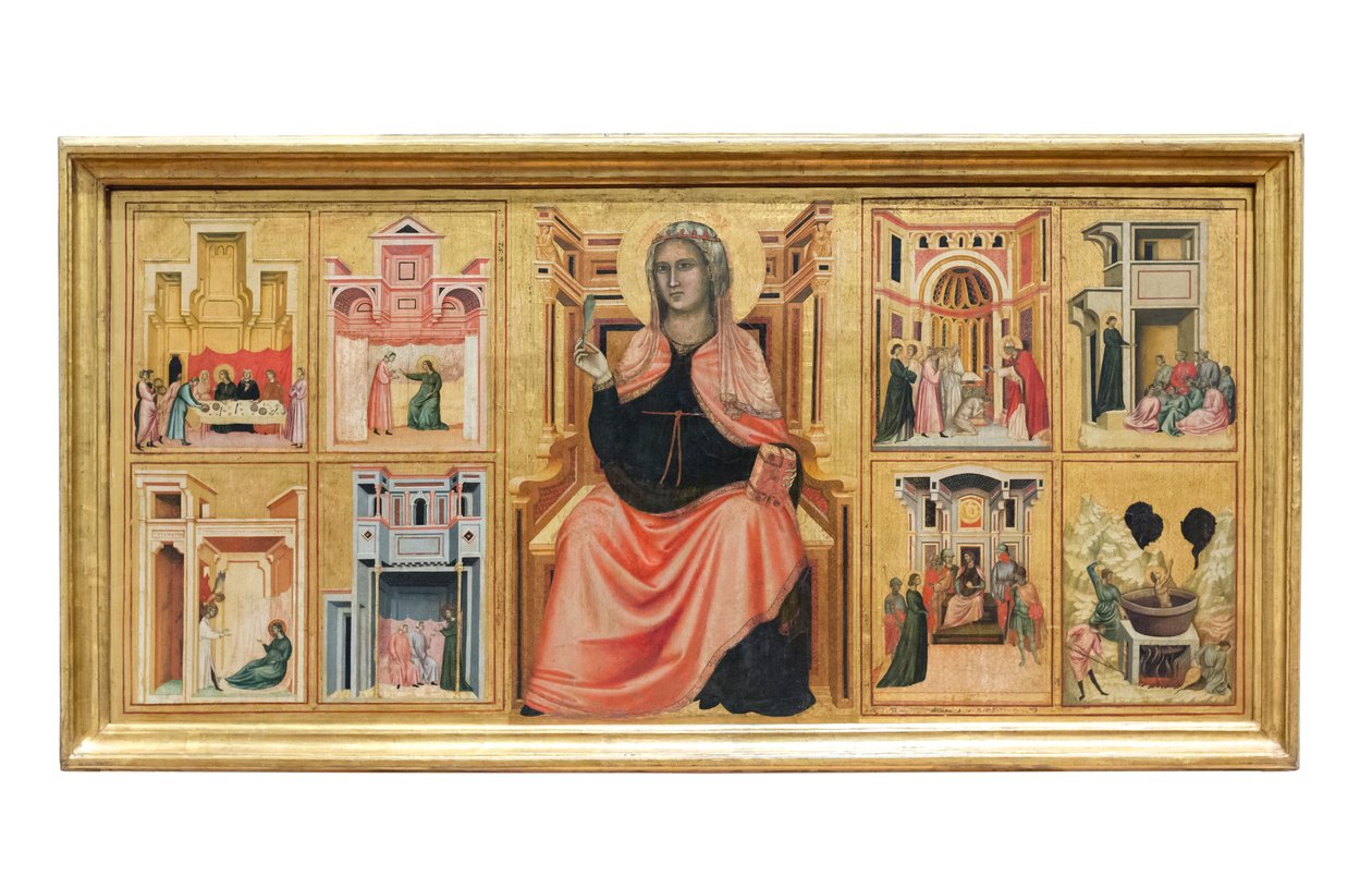 St Cecilia och berättelser om hennes liv av Master of Saint Cecilia