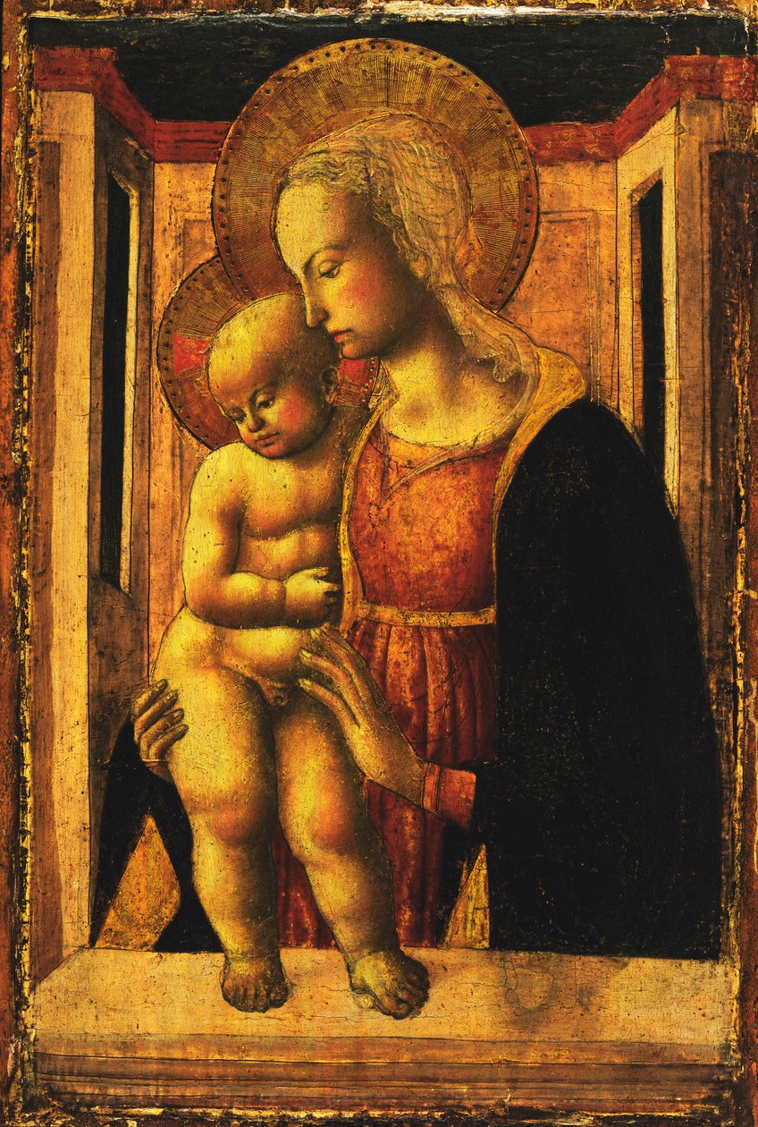 Madonnan och barnet av Master of San Miniato