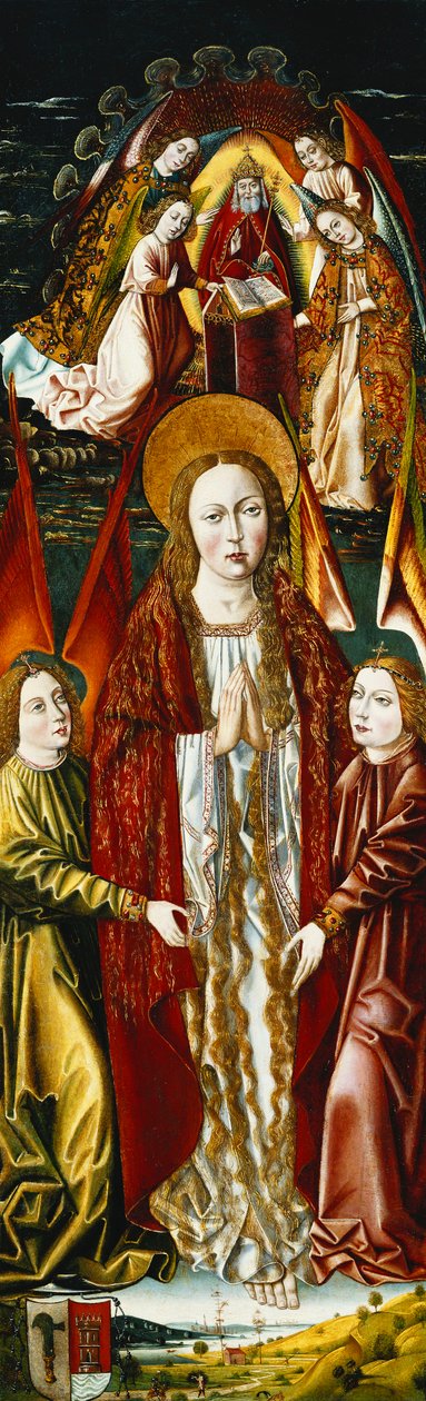Magdalens antagande; och tillkännagivandet av Master of Santa Maria de la