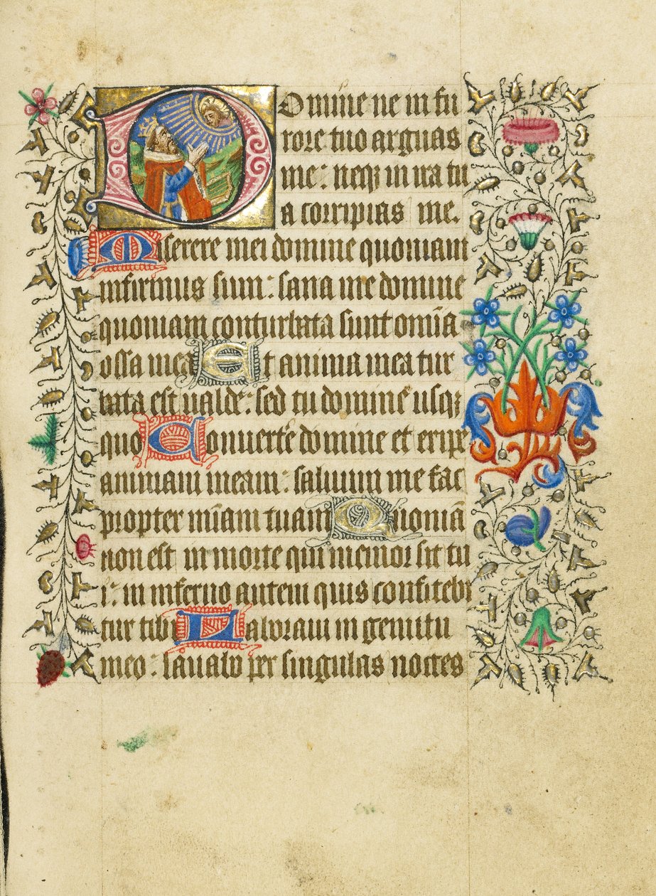 Initial D: David i bön av Master of Sir John Fastolf