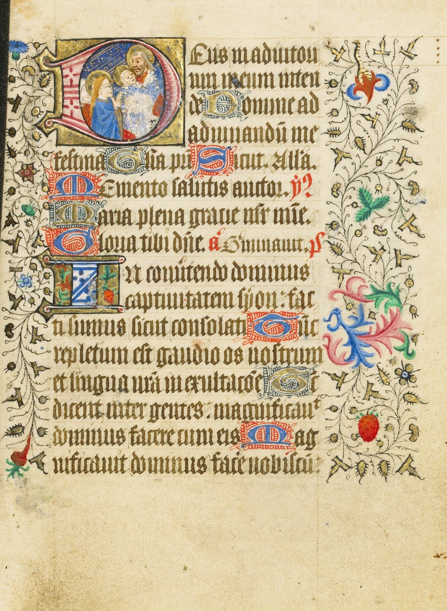 Inledande D: Presentationen i templet av Master of Sir John Fastolf