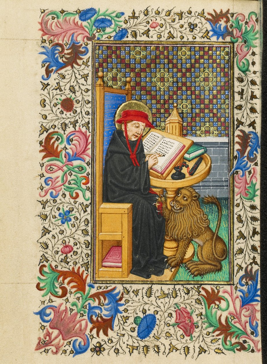 Sankt Hieronymus i sitt arbetsrum av Master of Sir John Fastolf