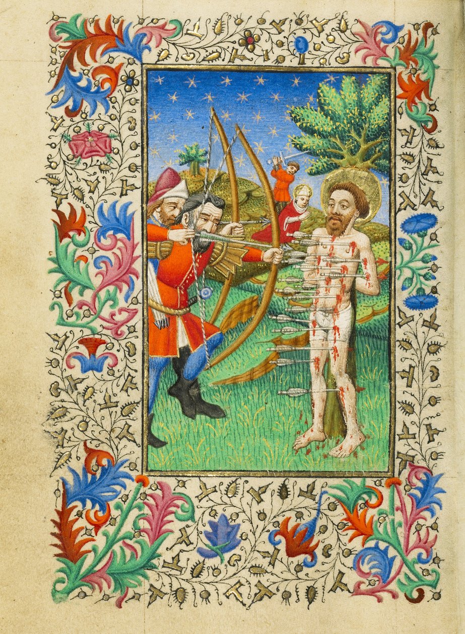 Sankt Sebastians martyrdöd av Master of Sir John Fastolf