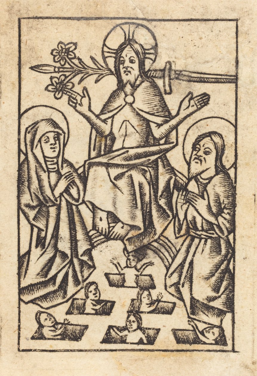 Den sista domen [höger] av Master of St. Erasmus