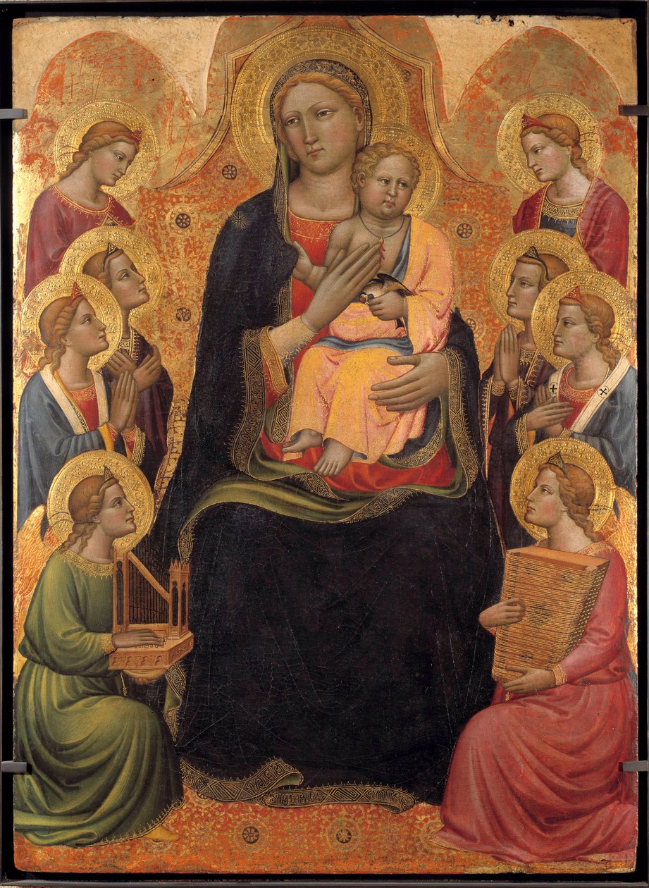 Jungfru- och barnaltartavlan av mästaren av Saint Verdiana (1300-talet) av Master of St. Verdiana