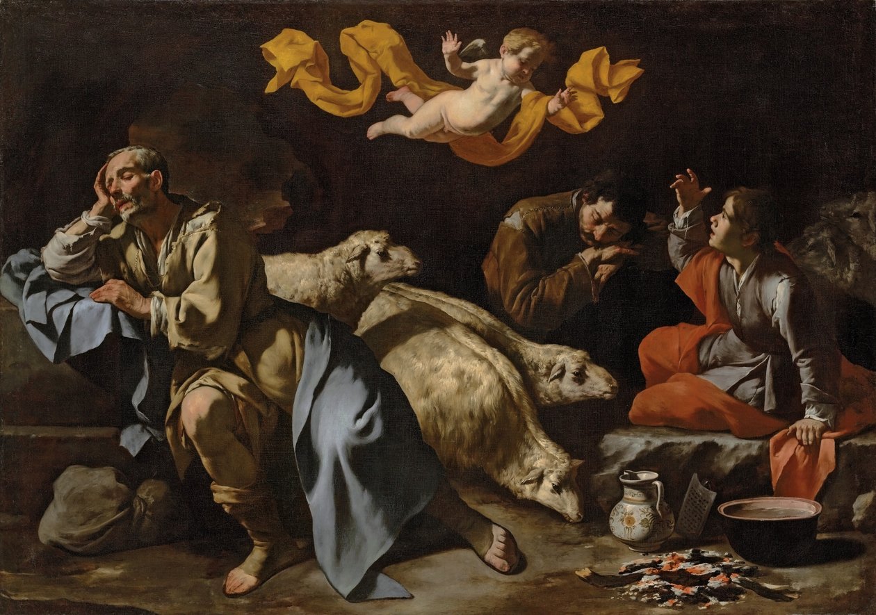 Bebådelsen till herdarna av Master of the Annunciation to the Shepherds
