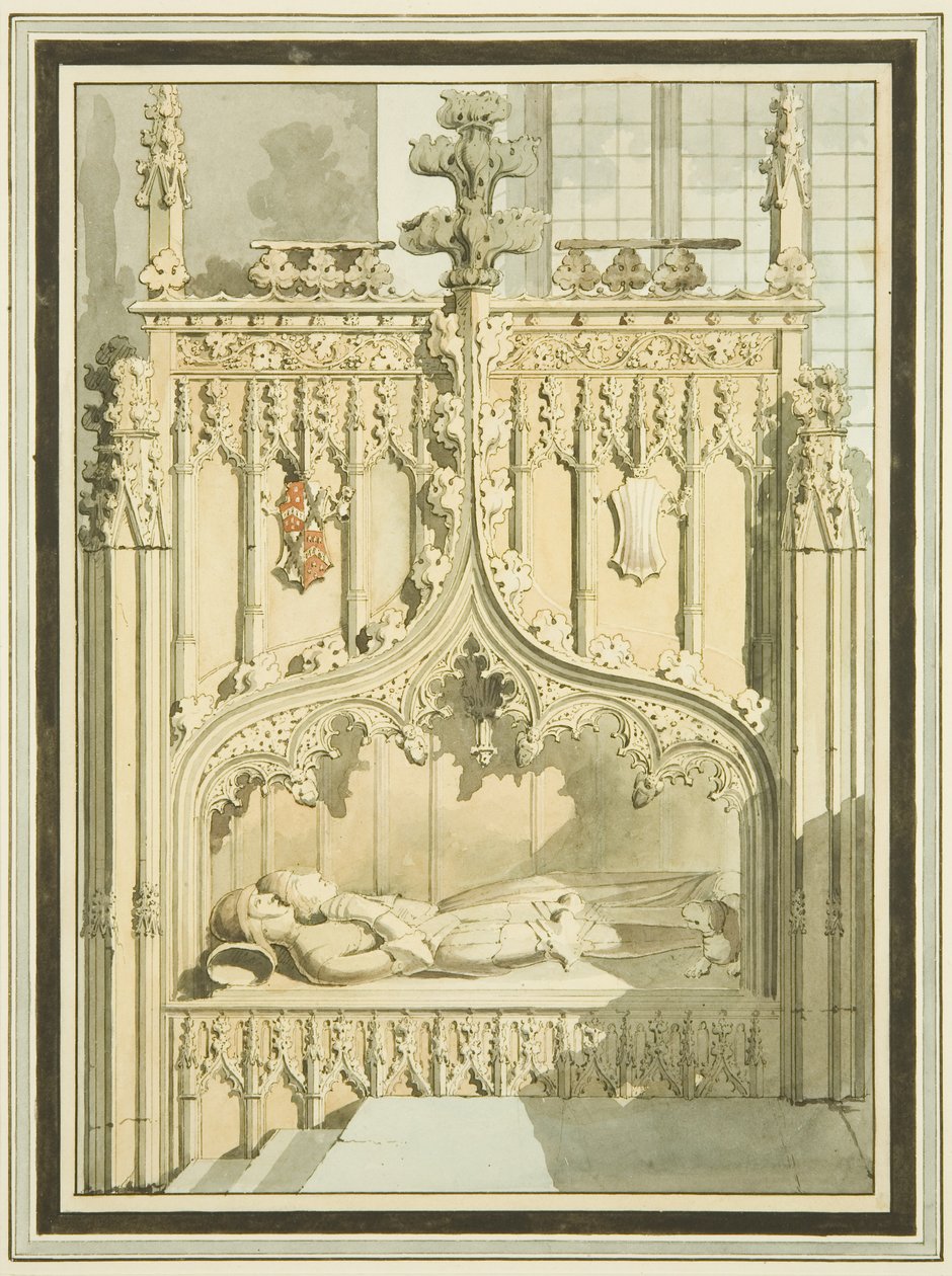 Bilder av Sir Maurice Berkeley och hustru, i St Mark