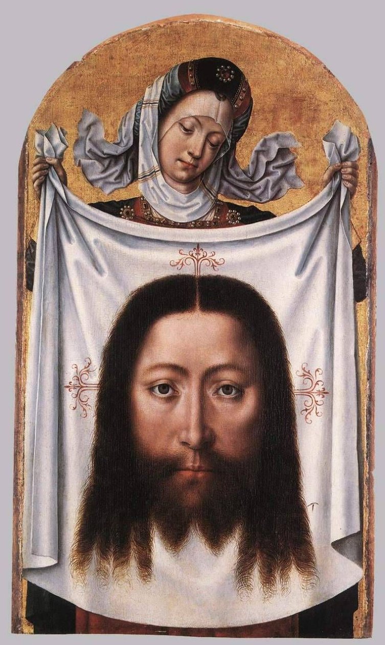Sankta Veronica med Sudarium av Master of the Bruges Legend of St. Ursula