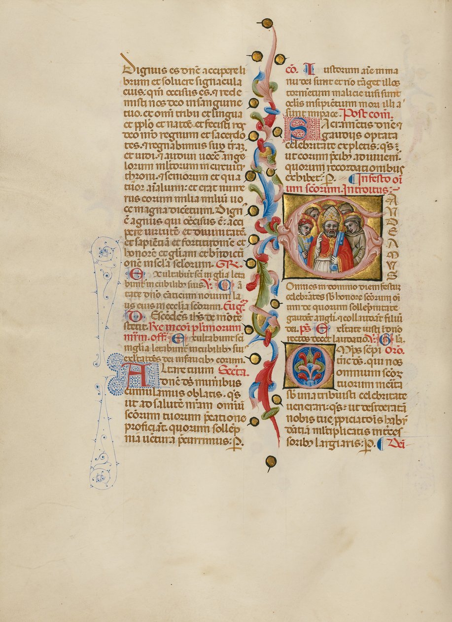 Ursprunglig G: All Saints av Master of the Brussels Initials