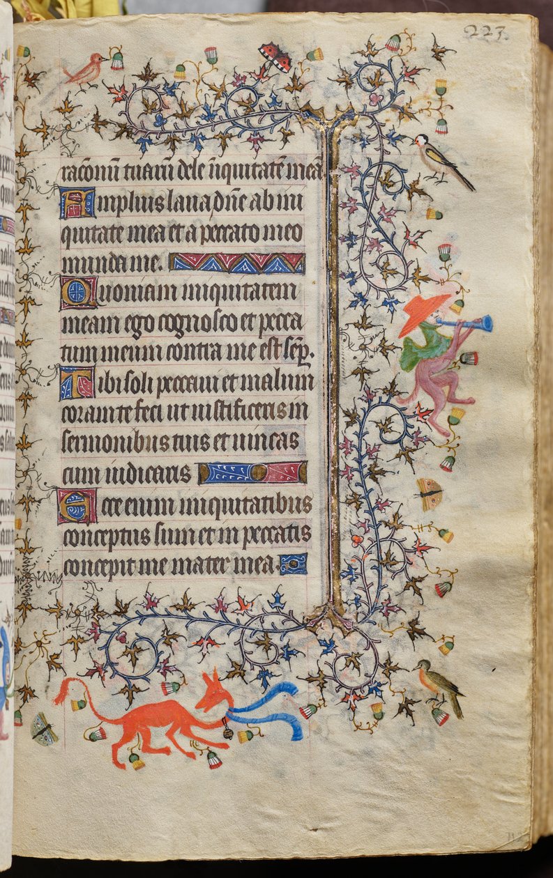 Timmar av Karl den ädle, kung av Navarra (1361-1425): fol. 112r, Text av Master of the Brussels Initials and Associates