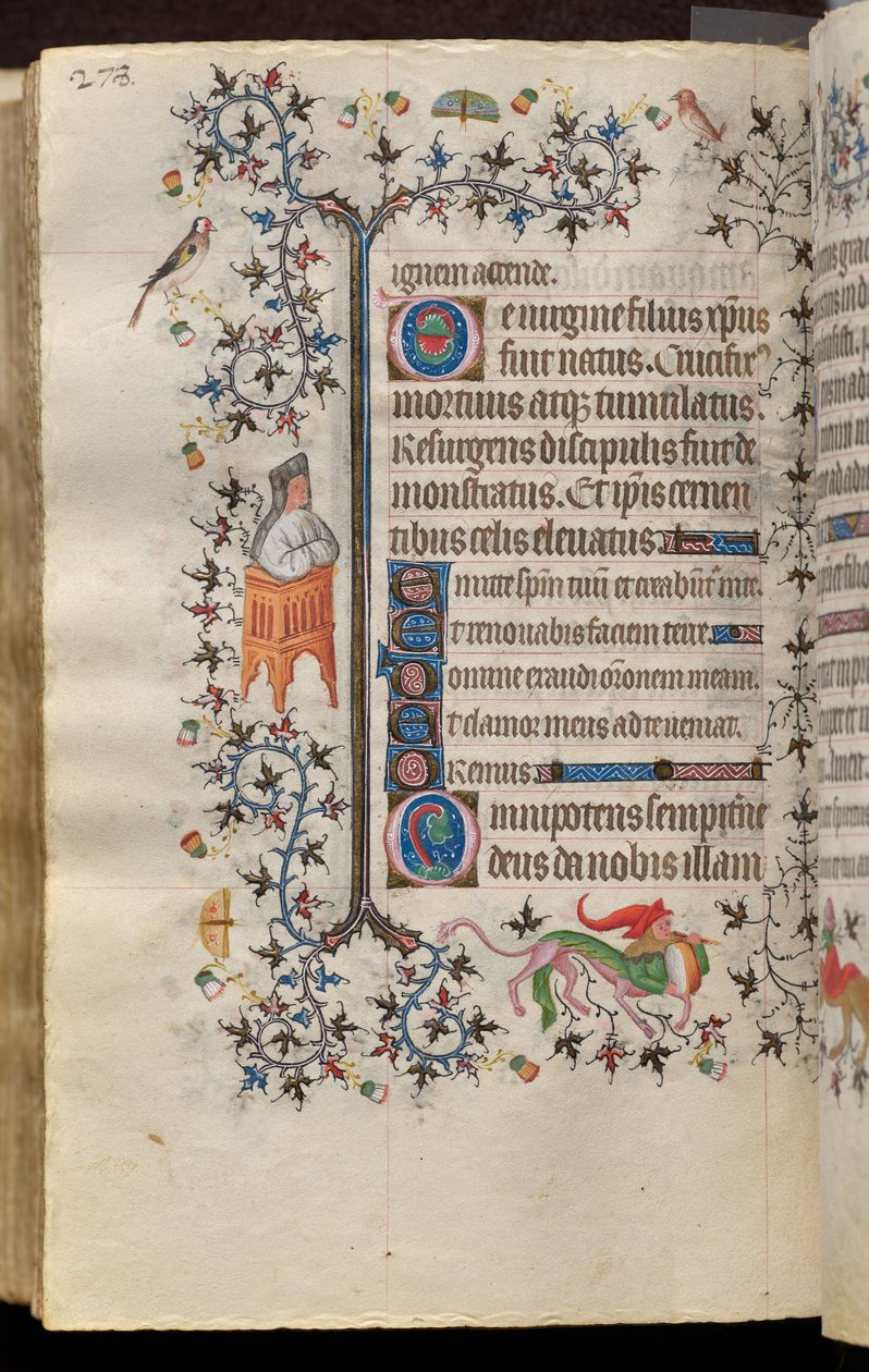 Timmar av Karl den ädle, kung av Navarra (1361-1425): fol. 139v, Text av Master of the Brussels Initials and Associates