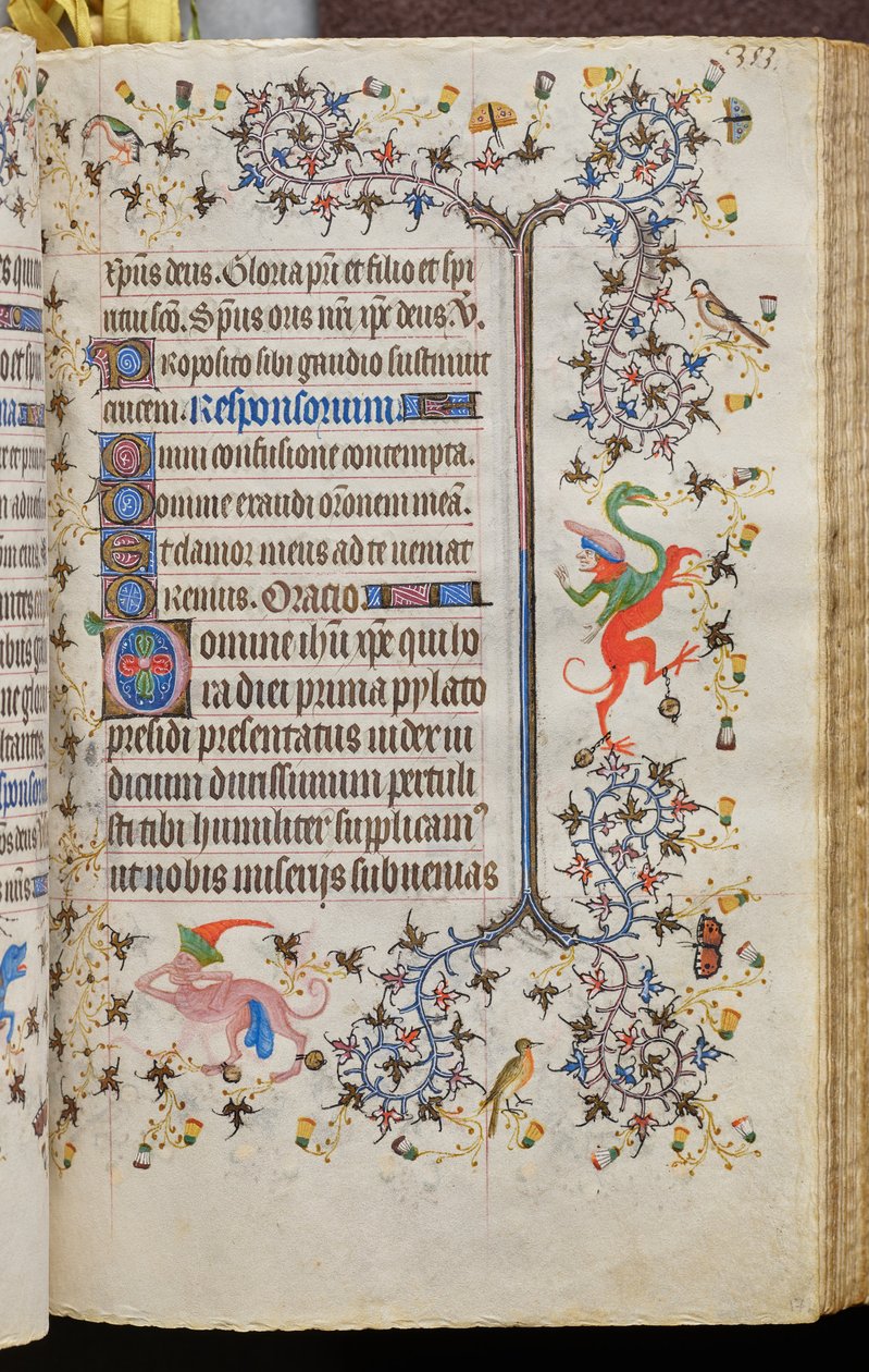 Timmar av Karl den ädle, kung av Navarra (1361-1425): fol. 172r, Text av Master of the Brussels Initials and Associates