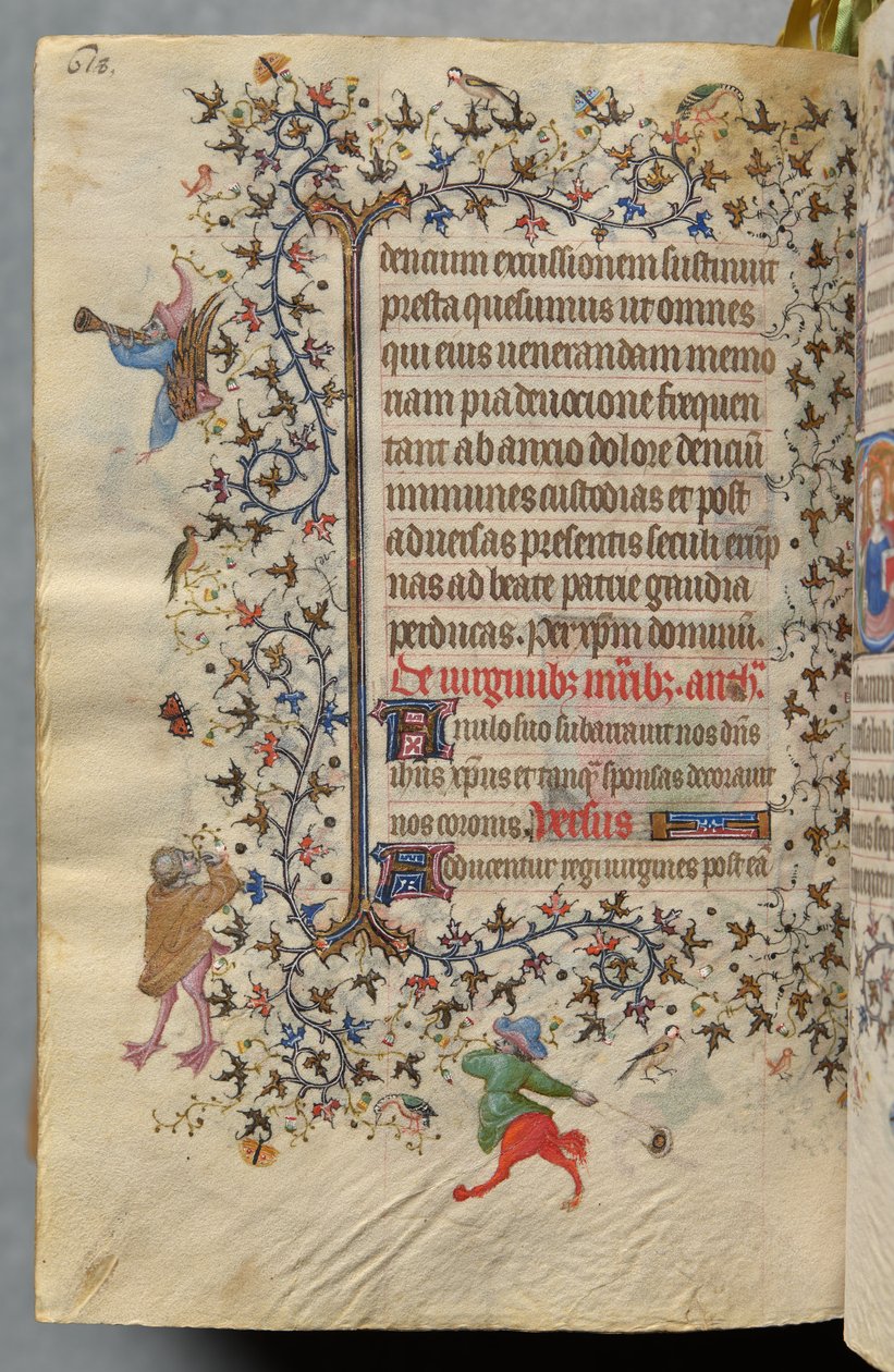 Timmar av Karl den ädle, kung av Navarra (1361-1425): fol. 303vr, Text av Master of the Brussels Initials and Associates