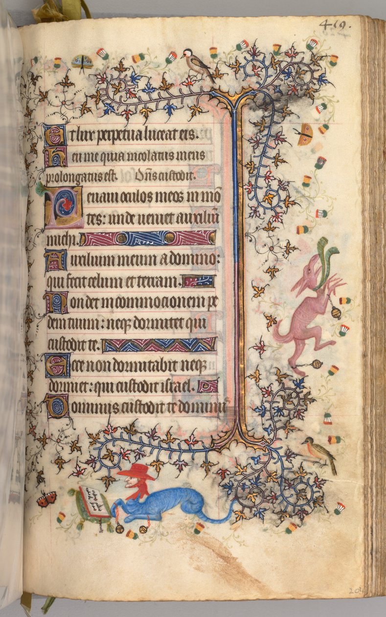 Timmar för Karl den ädle, kung av Navarra 1361-1425: fol. 204r, Text, c. 1405. av Master of the Brussels Initials and Associates