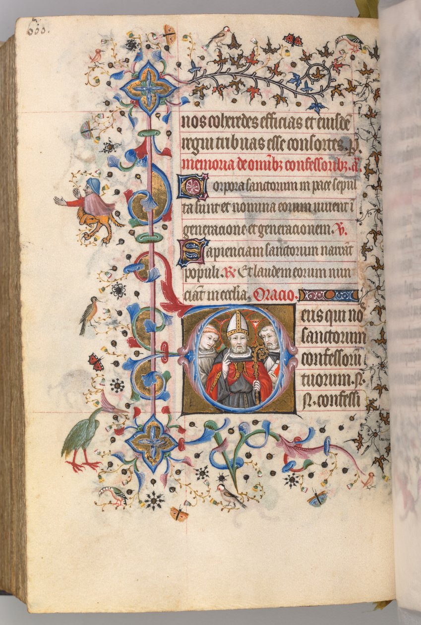 Timmar för Karl den ädle, kung av Navarra 1361-1425, fol. 294v, Bekännarna, ca. 1405. av Master of the Brussels Initials and Associates